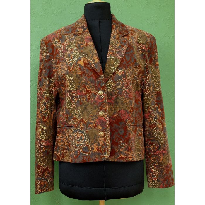 Vintage blazer i fløjl fra Westerlind, str. 40, 80erne