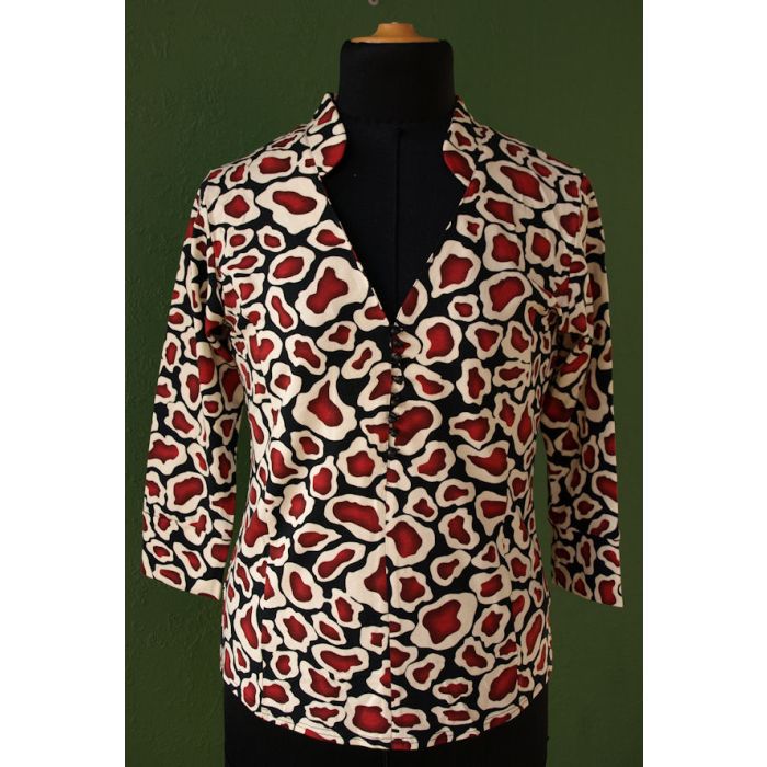 Bluse fra 2-Biz med 3/4 lange ærmer, str. S, ny