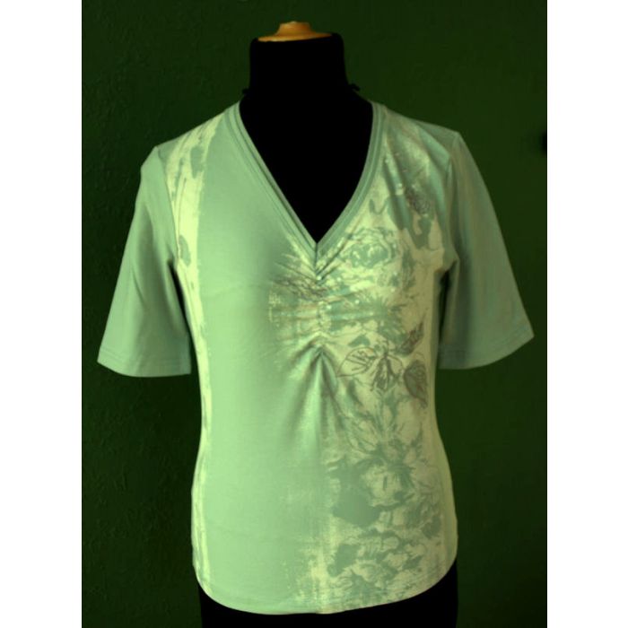 Lysegrøn, kortærmet bluse fra Betty Barclay, str. 36, ubrugt