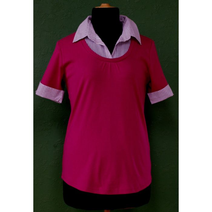 Kortærmet bluse fra Soyaconcept, str.  M. Ubrugt