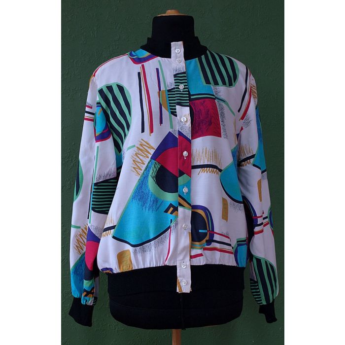 Vintage blusejakke fra Collection, str. 38, 80erne