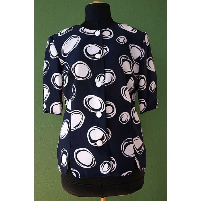 Vintage blusejakke fra Eurofashion, str. 38, 80erne