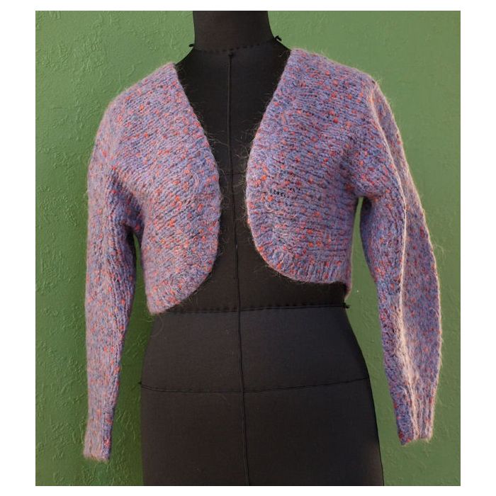 Vintage bolero i strik, str. 36. Ubrugt