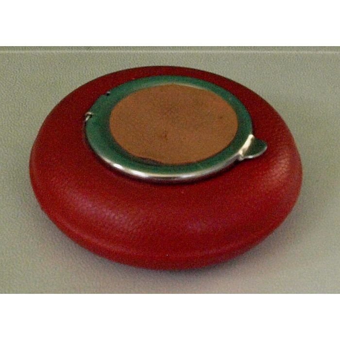 Vintage lommeaskebæger i 'læderlook'