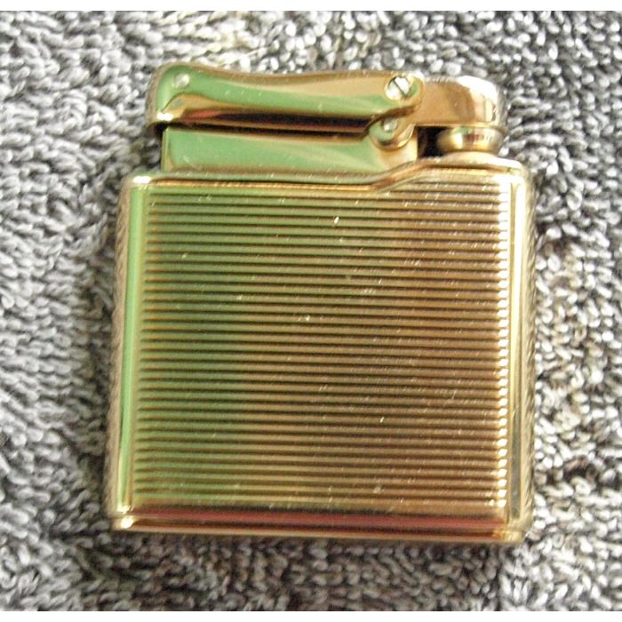 Vintage MonoGas forgyldt Colibri Lighter 20, 1950erne