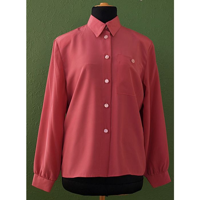 Vintage skjortebluse fra Toft, 80erne