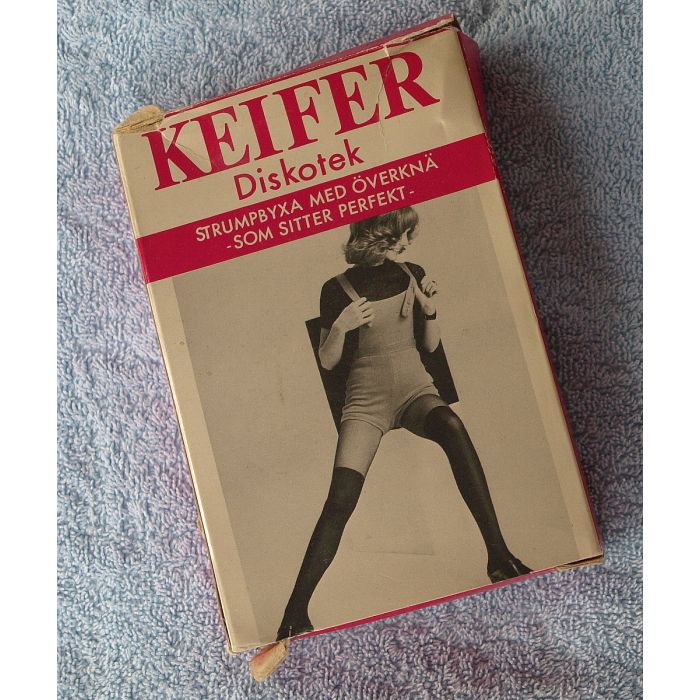 Vintage strømpebukser, diskotek over knee, 70erne