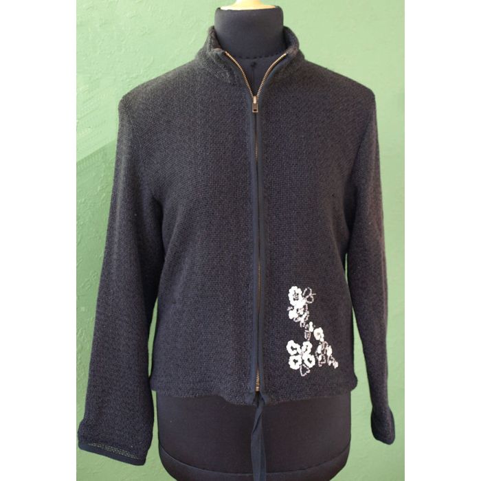 Koksgrå trøje fra Brandtex, str. 36