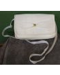 Hvid vintage taske i plastmateriale, ubrugt
