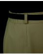 Khakifarvet vintage nederdel fra Brandtex, her ses linning