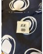 Marineblå vintage blusejakke med hviden bomber fra Eurofashion, Str. 38, logo