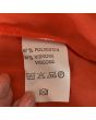 Orange vintage skjortebluse med slips i str. 38, ubrugt, label