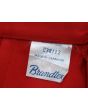 Rød vintage nederdel fra Brandtex, str. S, logo