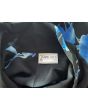 Sort skjortebluse med bl blomster fra Michael Gold, str. M, logo