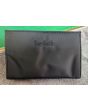 Sort vintage clutch i satinstof