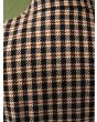 Vintage blazer i tern, str. 40, mønster i close up