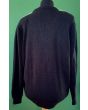 Sort, strikket vintage cardigan fra Up-design, her set fra ryggen