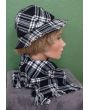 Vintage hue og halstørklæde fra Ingeborg Larsen, ubrugt