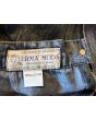 Superflot vintage sæt i denim, str. XL, sættets logo