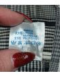 Vintage skjortebluse fra Brandtex, materialesammensætning.