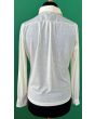 Vintage skjortebluse i jersey, str. 38, her set bagfra