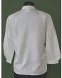 Hvid vintage skjortebluse fra Eurofashion, str. 36, her set bagfra