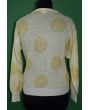 Vintage strikbluse af mærket Michelle, str. 36, her set bagfra