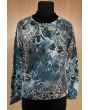 Blomstret strikbluse i str. 36 fra Gerry Weber, ubrugt