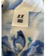Blomstret, vintage blusejakke fra Eurofashion i str. 40, logo