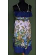 Blomstret vintage kjole fra Camilla of Copenhagen, str. 34, her set bagfra