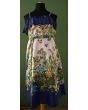 Blomstret vintage kjole fra Camilla of Copenhagen, str. 34. Ubrugt
