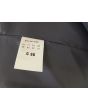 Lang, gråstribet blazer, str. 36, label
