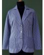 Vintage blazer i blå og hvide striber fra Loft, str. 40, ubrugt