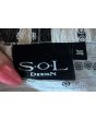 Jakke fra Sol Design, str. 36, logo