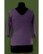 Lilla vintage bluse i jersey fra danske Pitava, her set bagfra