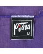 Lilla vintage bluse i jersey fra danske Pitava, her ses logo