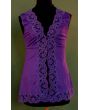 Lilla vintage negligee med trusse fra Bellamour, København, str. S, ubrugt