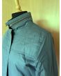 Vintage vindjakke fra OT Danish Fashion i str. 36, toppens quiltning i close up