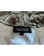Mønstret bluse med 3/4 lange ærmer fra Femme, str. S, logo