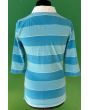 Poloshirt med 3/4 lange ærmer fra Gant, str. M, her set bagfra