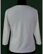 Hvid bluse fra Q-con i str. 36, her set bagfra