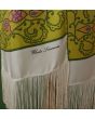 Vintage silkesjal af Wladis Lezanova, signatur