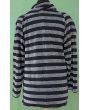 Strikbluse fra danske Tava, str. 38, her set bagfra